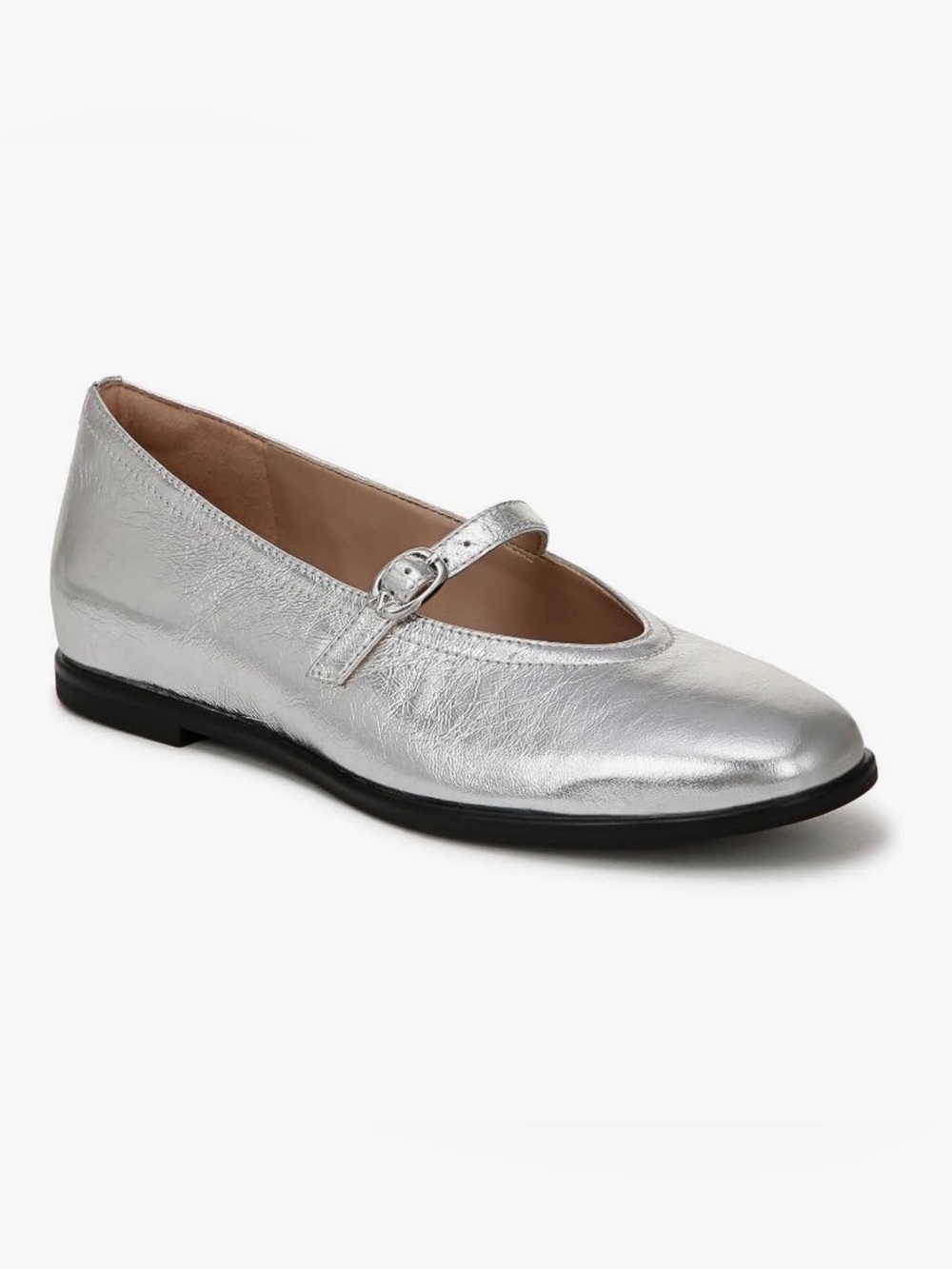 NORDSTROM MARY JONES NATURALIZER SHOES SILVER COLOR SIZE 7.5 NEW - Picture 4 of 15